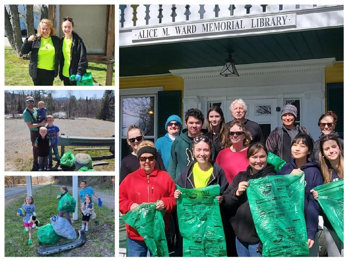 Canaan Residents Participating in Green Up Day!